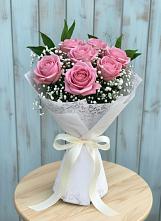 Букет цветов из:  Розы #REPLACE_PRED# Октябрьском Архангельской области