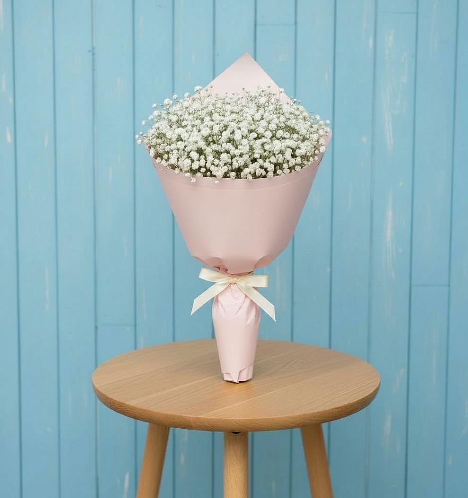 Букет цветов из: Гипсофила в Октябрьском Архангельской области