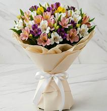 Букет цветов из:  Альстромерии #REPLACE_PRED# Октябрьском Архангельской области