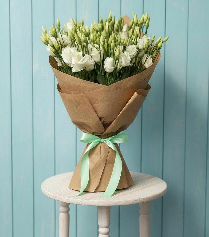 Букет цветов из: Лизиантусы в Октябрьском Архангельской области