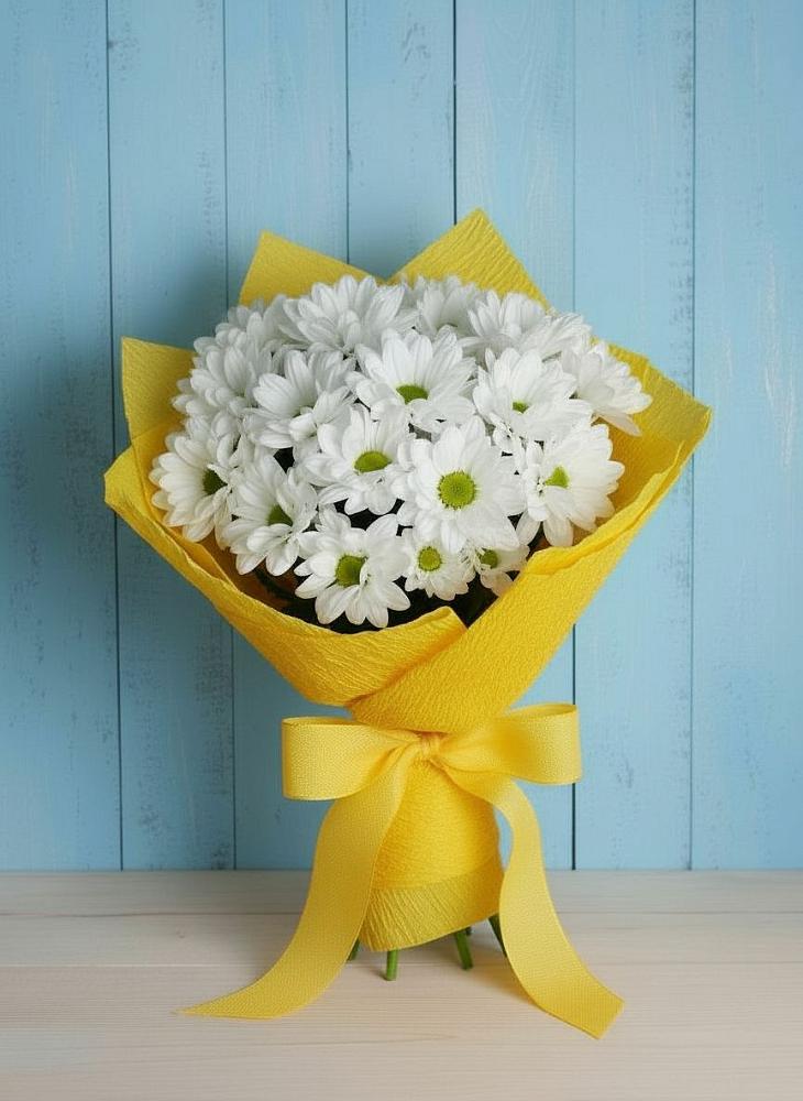 Букет цветов из: Хризантемы в Октябрьском Архангельской области