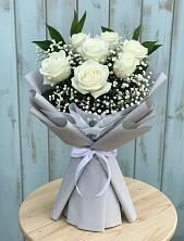 Букет цветов из:  Розы в Октябрьском Архангельской области