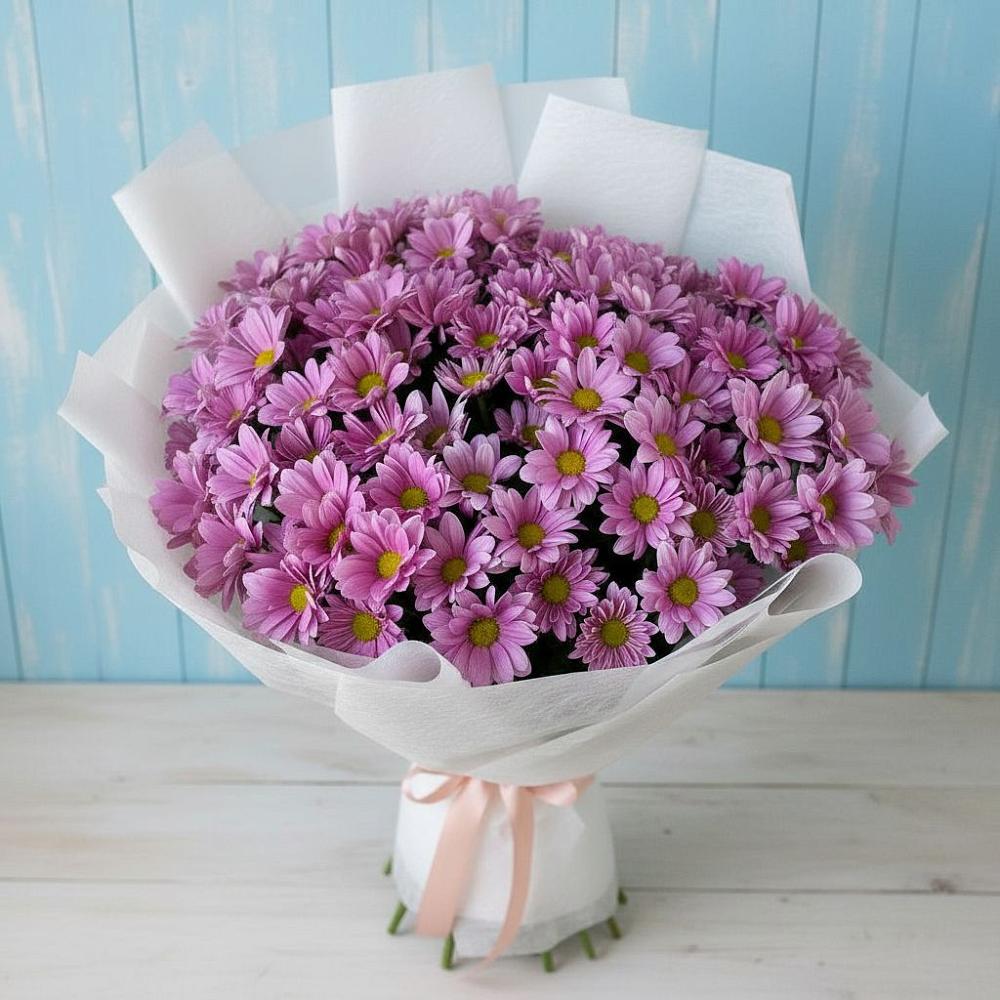 Букет цветов из: Хризантемы в Октябрьском Архангельской области