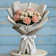 Букет цветов из:  Розы в Октябрьском Архангельской области