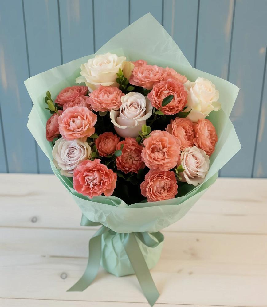 Букет цветов из: Розы в Октябрьском Архангельской области