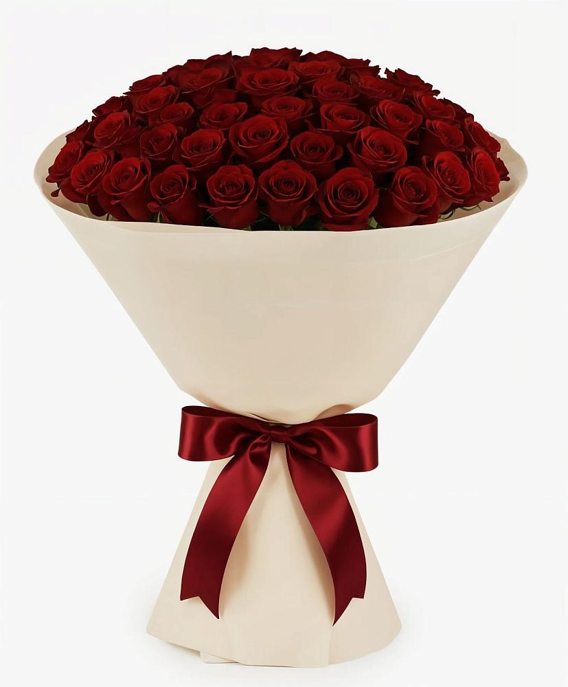 Букет 101 Бордовая роза Блэк Бакарра в Октябрьском Архангельской области