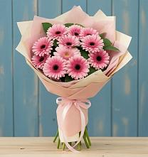 Букет цветов из:  Герберы в Октябрьском Архангельской области