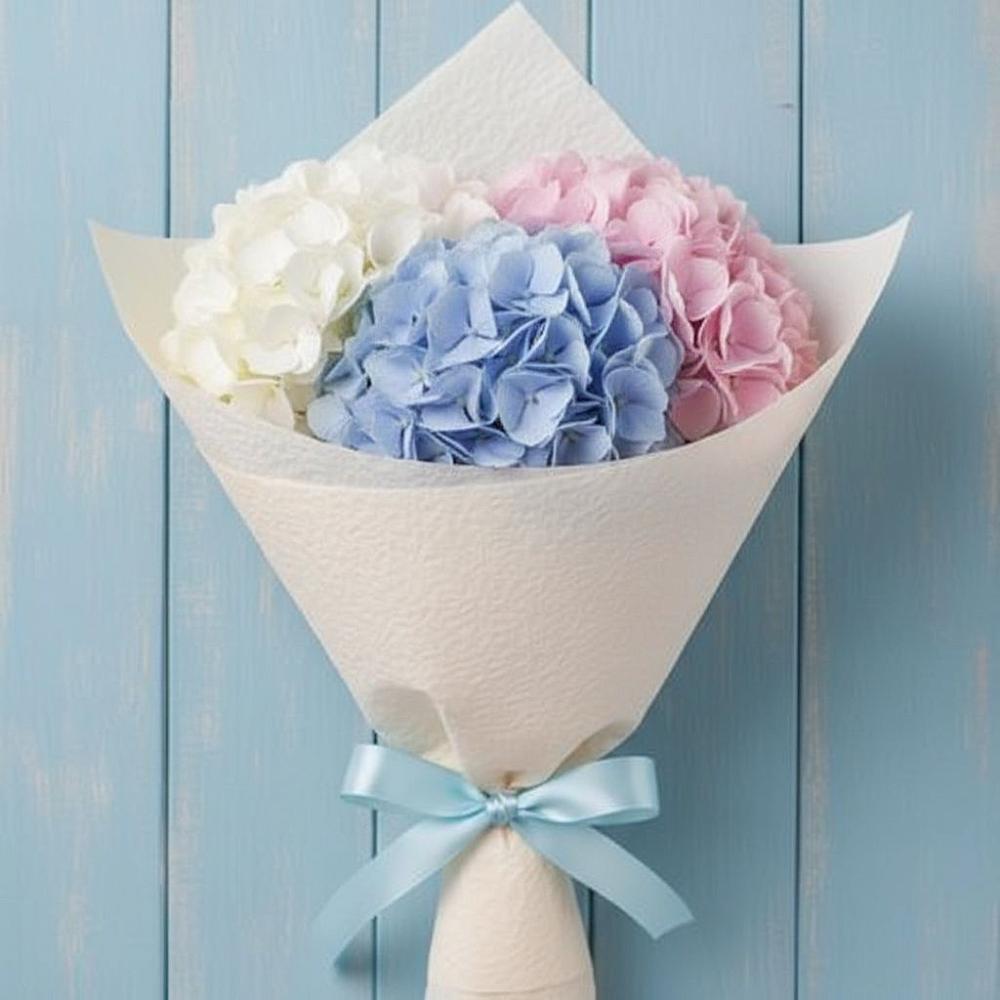 Букет цветов из: Гортензия в Октябрьском Архангельской области